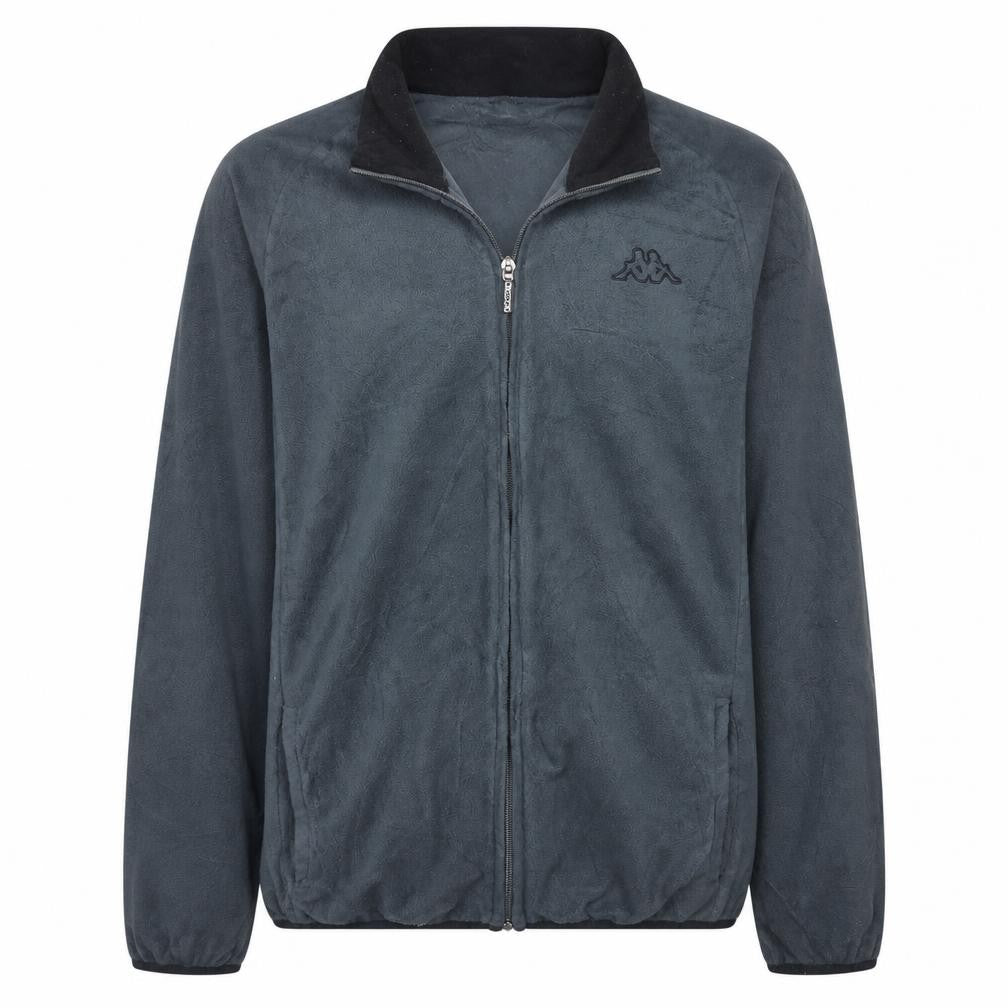 Kappa Mens Grey 2XL Fleece Full Zip Sports Jacket
