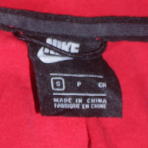 Nike Men's Red Full Zip Hoodie Size S Regular Fit