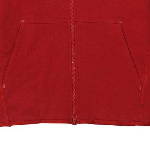 Nike Men's Red Full Zip Hoodie Size S Regular Fit