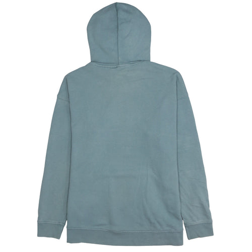 Adidas Women’s Green Hooded Pullover Sweatshirt UK 16 Trefoil Logo