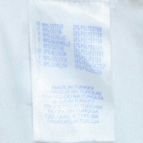Reebok Women White XS Full Zip Hoodie Cotton Blend Sportswear