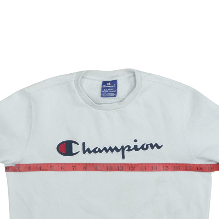 Champion Boys White Logo Pullover Sweatshirt 14 Years