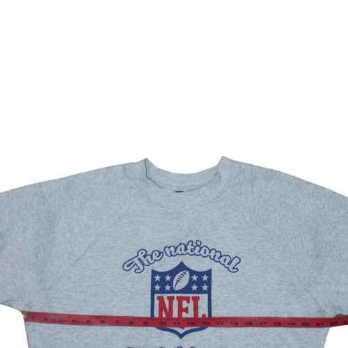 H&M Divided Women’s Grey NFL Logo Crew Neck Sweatshirt Size S