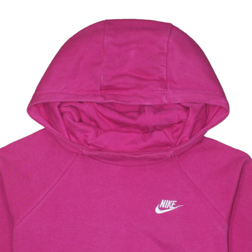 Nike Women’s Pink Pullover Hoodie Small Cotton Blend Casual