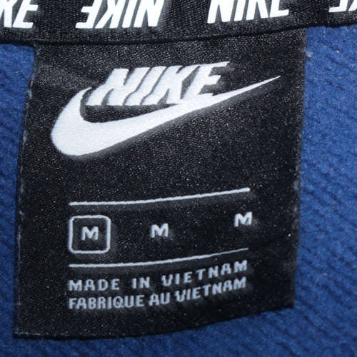 Nike Men's Blue Crew Neck Logo Pullover Sweatshirt Size M