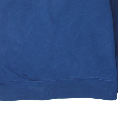 Nike Men's Blue Crew Neck Logo Pullover Sweatshirt Size M