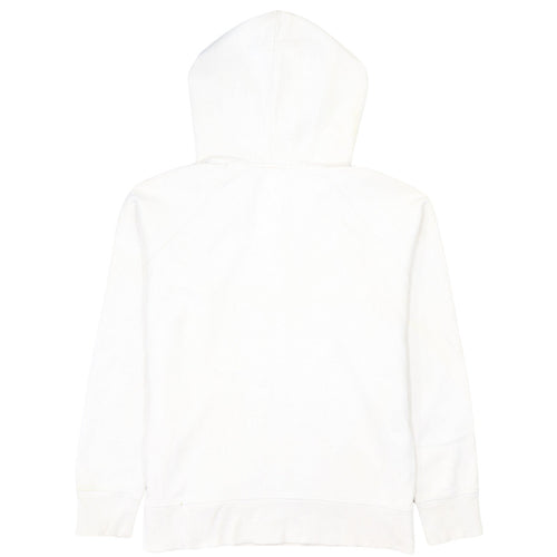 Levi's Men's White Pullover Hoodie M Classic Logo Fleece Sweatshirt