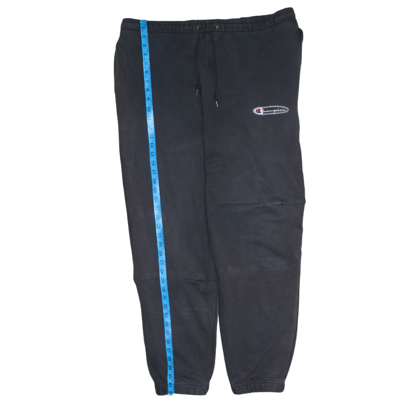 Champion Mens Black XL Sweatpants Vintage Fleece Joggers