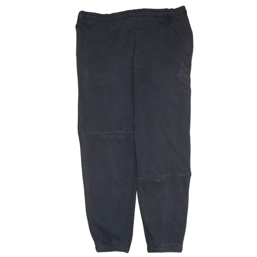 Champion Mens Black XL Sweatpants Vintage Fleece Joggers