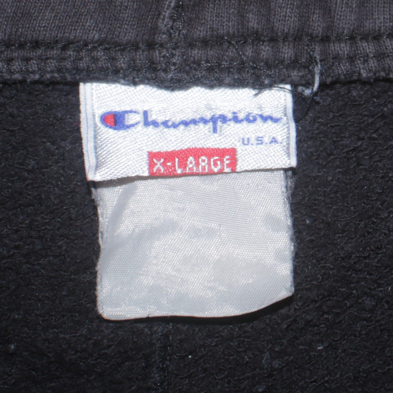 Champion Mens Black XL Sweatpants Vintage Fleece Joggers