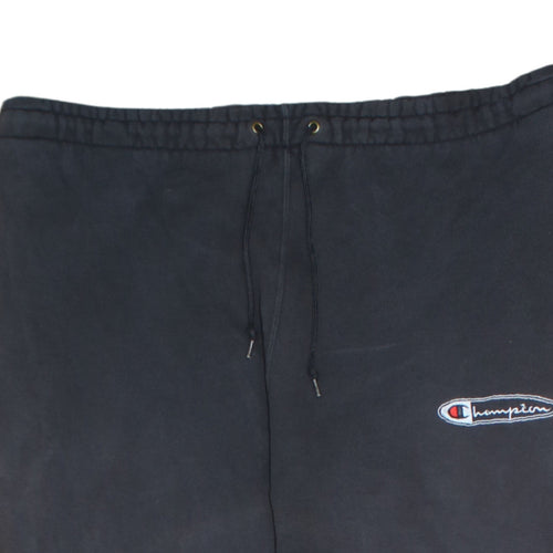 Champion Mens Black XL Sweatpants Vintage Fleece Joggers