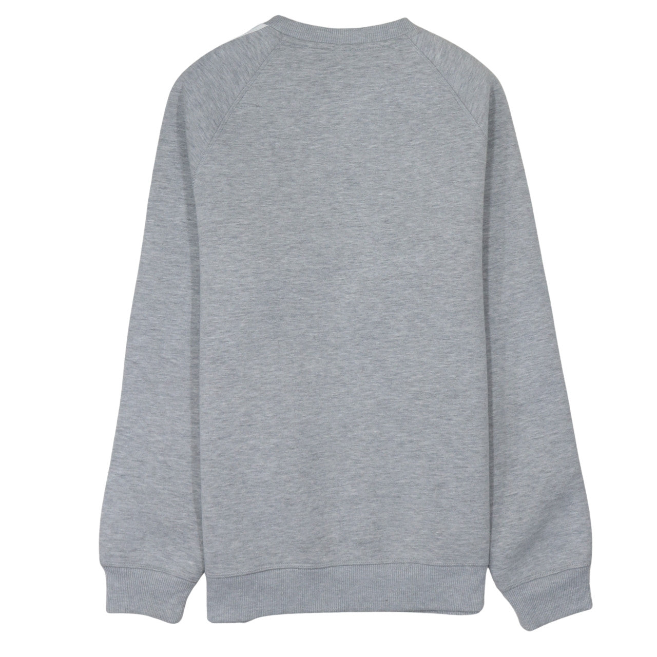 Adidas Men Grey Trefoil Crew Neck Long Sleeve Sweatshirt M