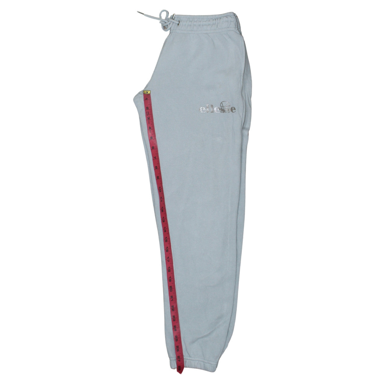 Ellesse Womens Grey Logo Sweatpants Size 10 Elastic Waist Joggers