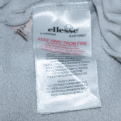 Ellesse Womens Grey Logo Sweatpants Size 10 Elastic Waist Joggers