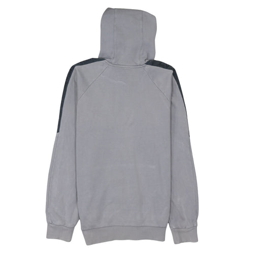 Emporio Armani EA7 Men's Grey Pullover Hoodie Size L Designer Fleece
