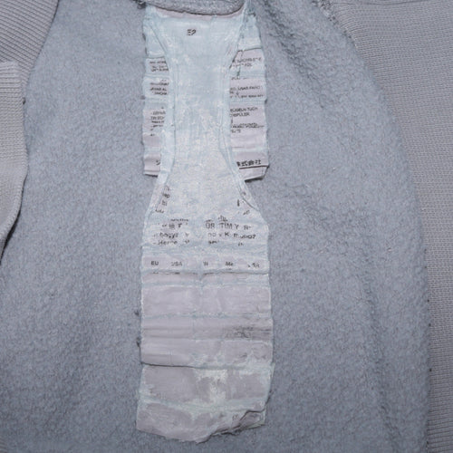Emporio Armani EA7 Men's Grey Pullover Hoodie Size L Designer Fleece