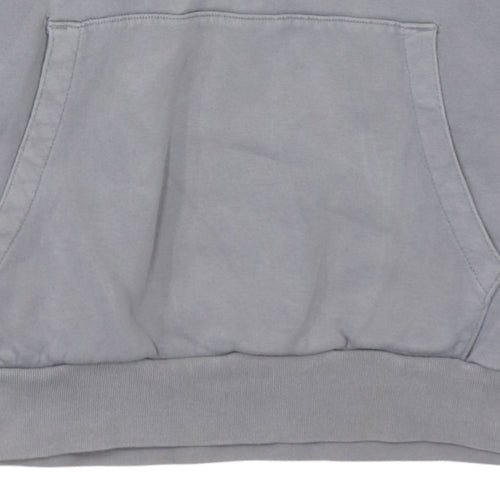 Emporio Armani EA7 Men's Grey Pullover Hoodie Size L Designer Fleece