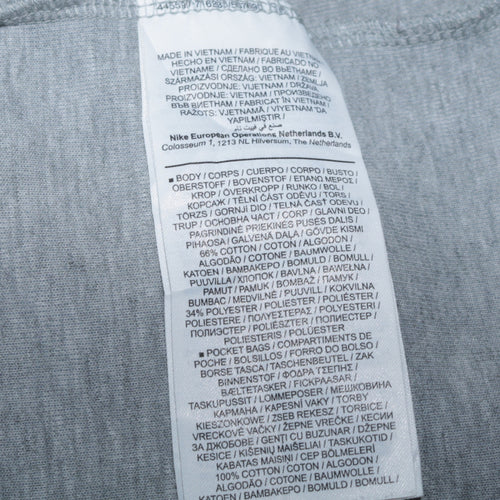 Nike Men's Grey XS 1/2 Zip Hoodie Pullover Sweatshirt
