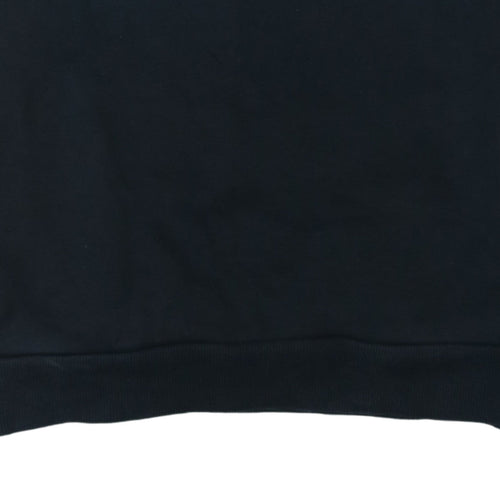 Puma Teens Black Pullover Hoodie 164 Graphic Logo Sportswear