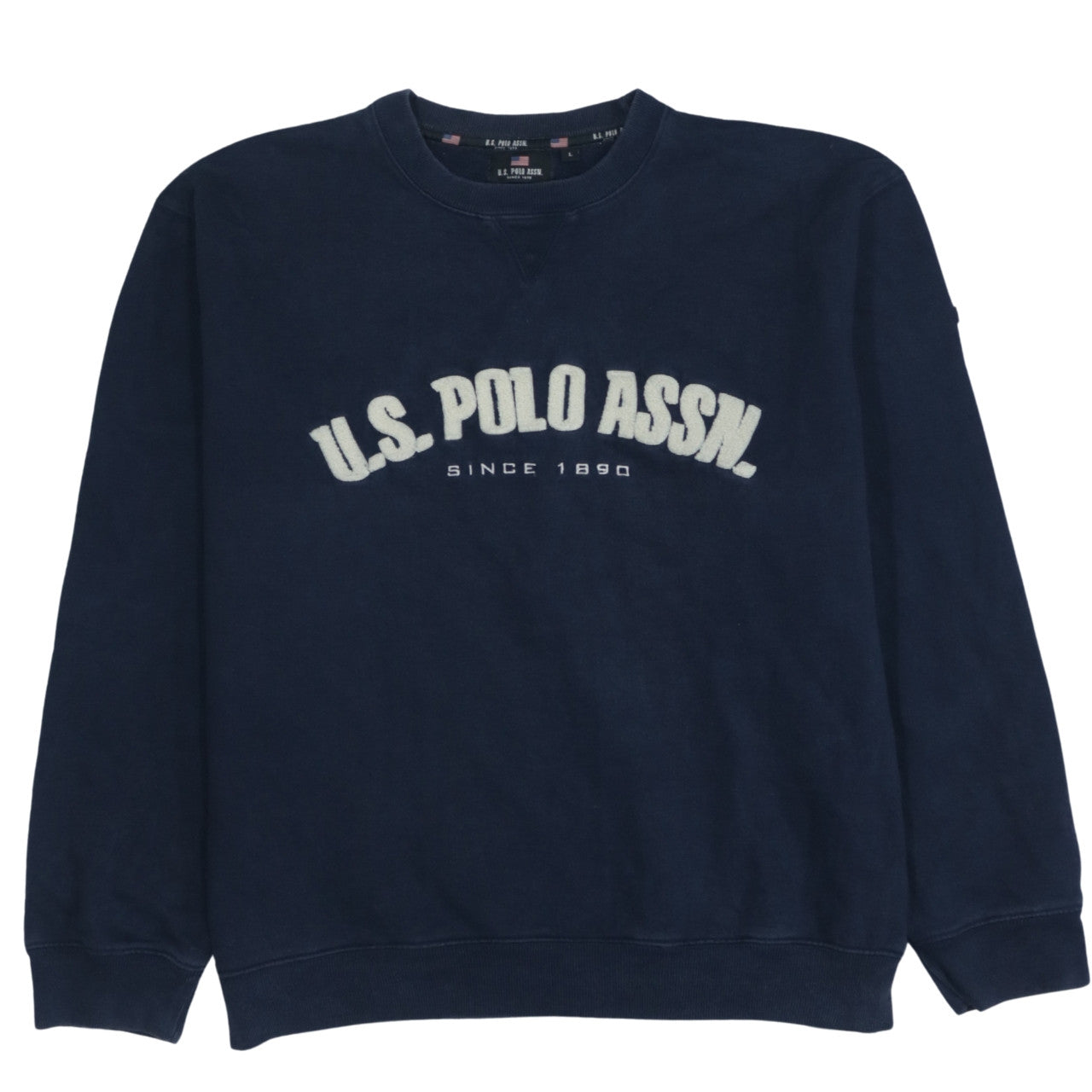 U.S. Polo Assn. Men's Blue Logo Pullover Sweatshirt Size L