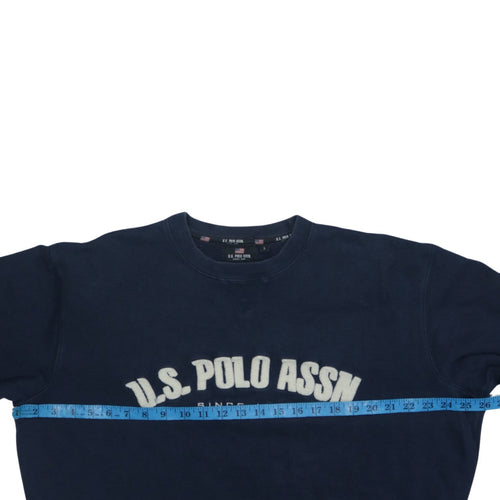U.S. Polo Assn. Men's Blue Logo Pullover Sweatshirt Size L