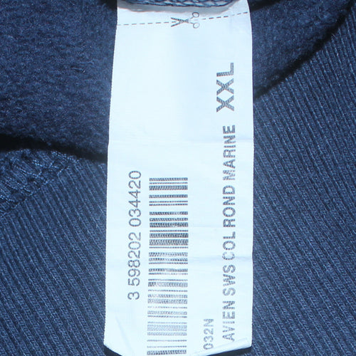 Ellesse Men's Blue 2XL Pullover Sweatshirt with Embroidered Logo