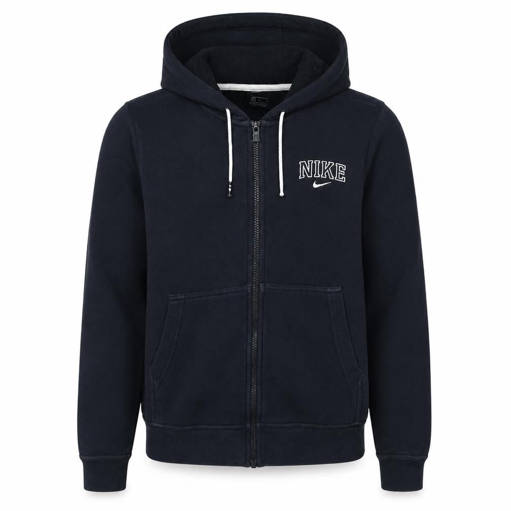 Nike Men's Black Full Zip Hoodie M Sportswear Fleece Sweatshirt