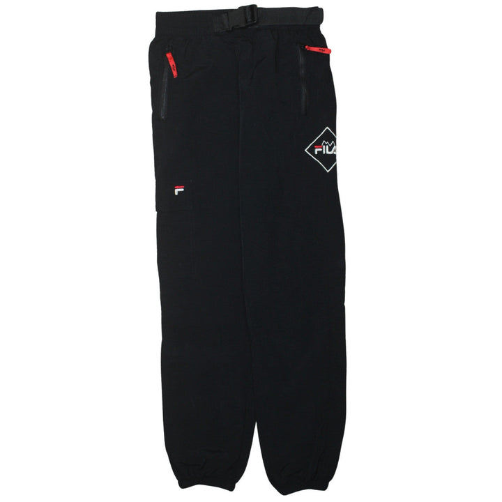 Fila Men's Black XS Jogger Activewear Trousers with Belted Waist