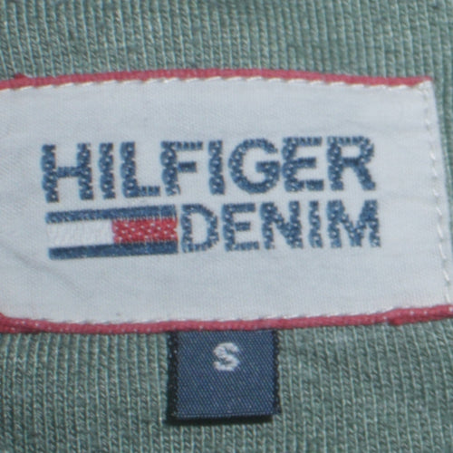 Tommy Hilfiger Men's Green Pullover Sweatshirt Size S Crew Neck