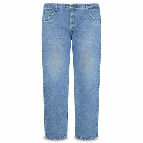 Wrangler Men's Blue Straight Leg Denim Jeans 40W 32L Regular Fit