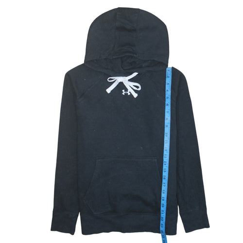Under Armour Men’s Black Small Pullover Hoodie Fleece Sweatshirt