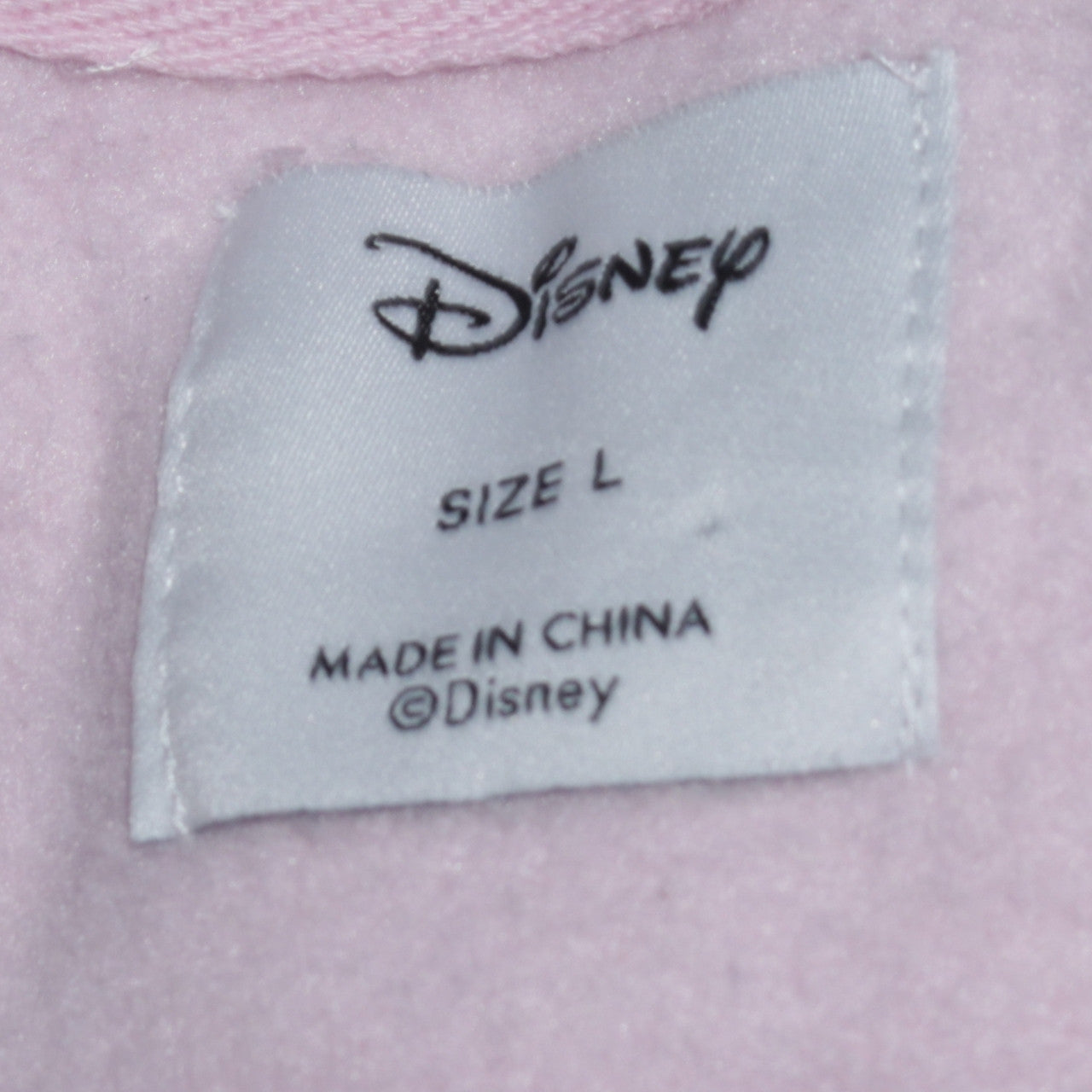 Disney Primark Women Pink Stitch Sweatshirt L 14/16 Pullover Crew Neck