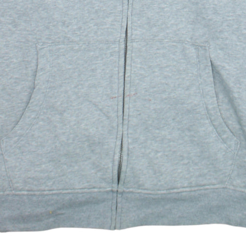 GAP Womens Grey XL Full Zip Hoodie Sweatshirt Cotton Blend