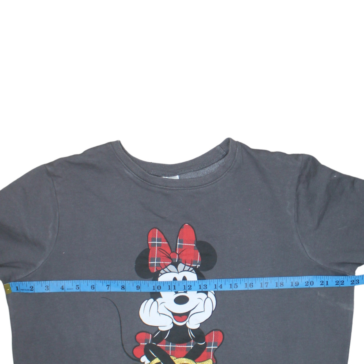 Disney Teens Grey Minnie Mouse Graphic Long Sleeve Sweatshirt Size 12-14