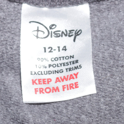 Disney Teens Grey Minnie Mouse Graphic Long Sleeve Sweatshirt Size 12-14