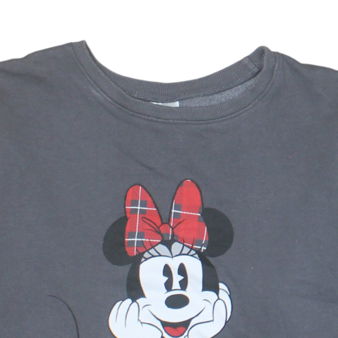 Disney Teens Grey Minnie Mouse Graphic Long Sleeve Sweatshirt Size 12-14