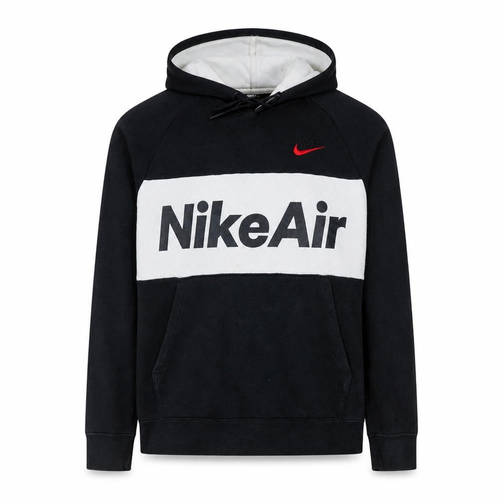 Nike Air Men's Black Pullover Hoodie L Logo Sportswear