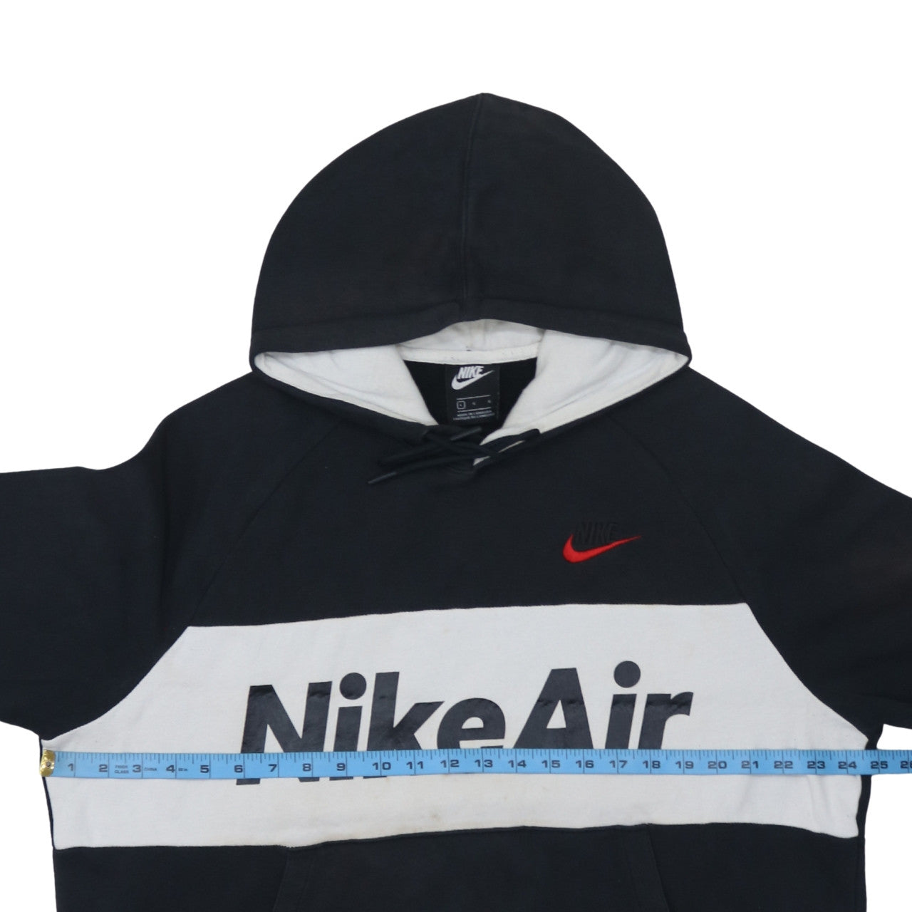 Nike Air Men's Black Pullover Hoodie L Logo Sportswear