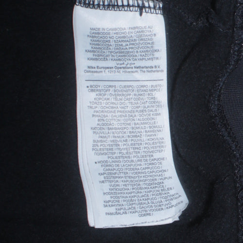 Nike Air Men's Black Pullover Hoodie L Logo Sportswear