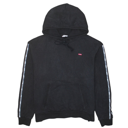 Levi's Men's Black Pullover Hoodie Medium Classic Logo Fleece