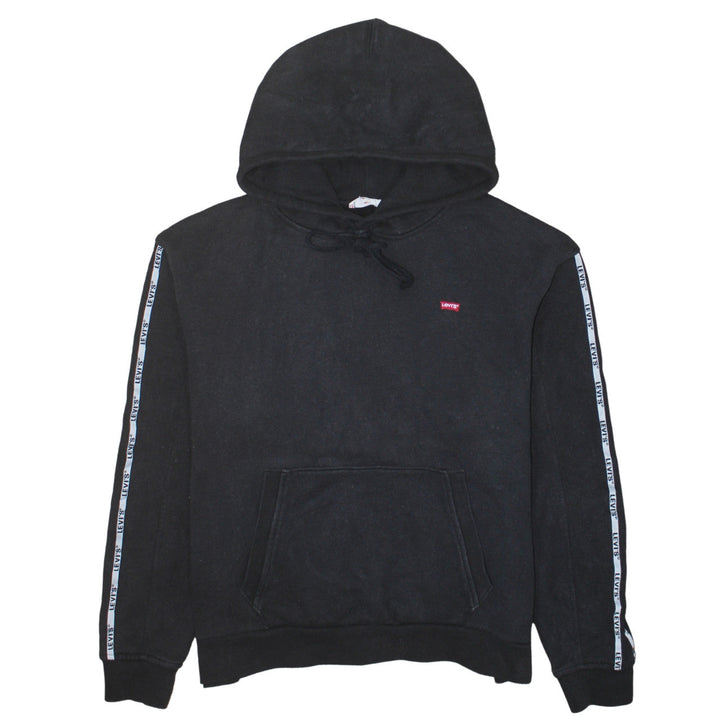 Levi's Men's Black Pullover Hoodie Medium Classic Logo Fleece