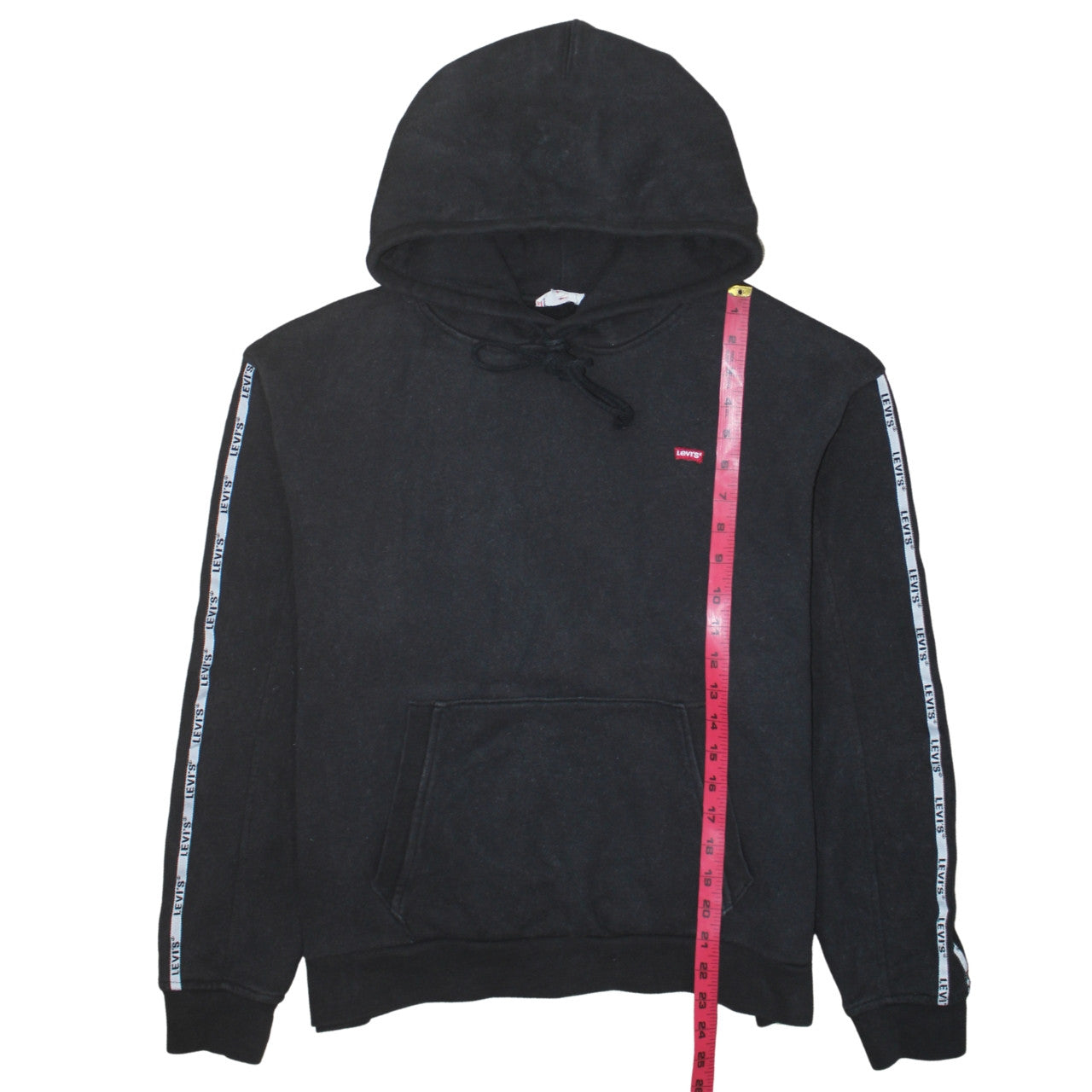 Levi's Men's Black Pullover Hoodie Medium Classic Logo Fleece