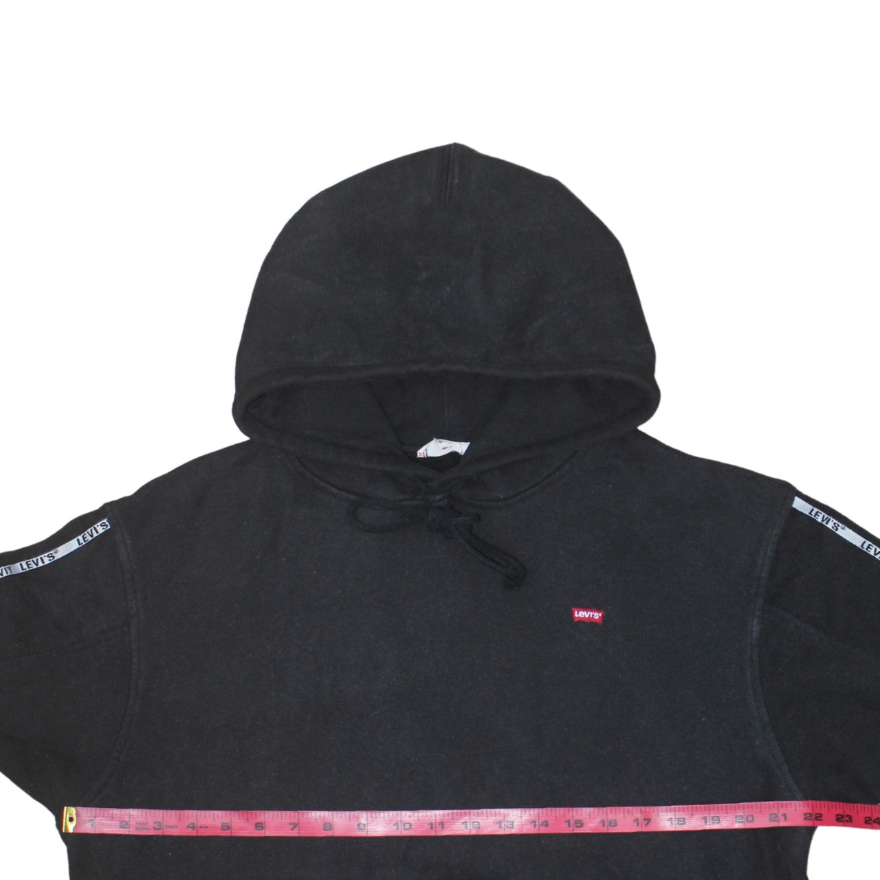 Levi's Men's Black Pullover Hoodie Medium Classic Logo Fleece