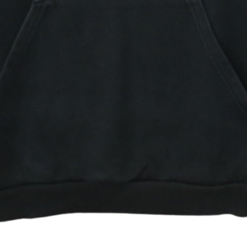 Puma Boys Black Pullover Fleece Hoodie 16 Years Logo Sportswear