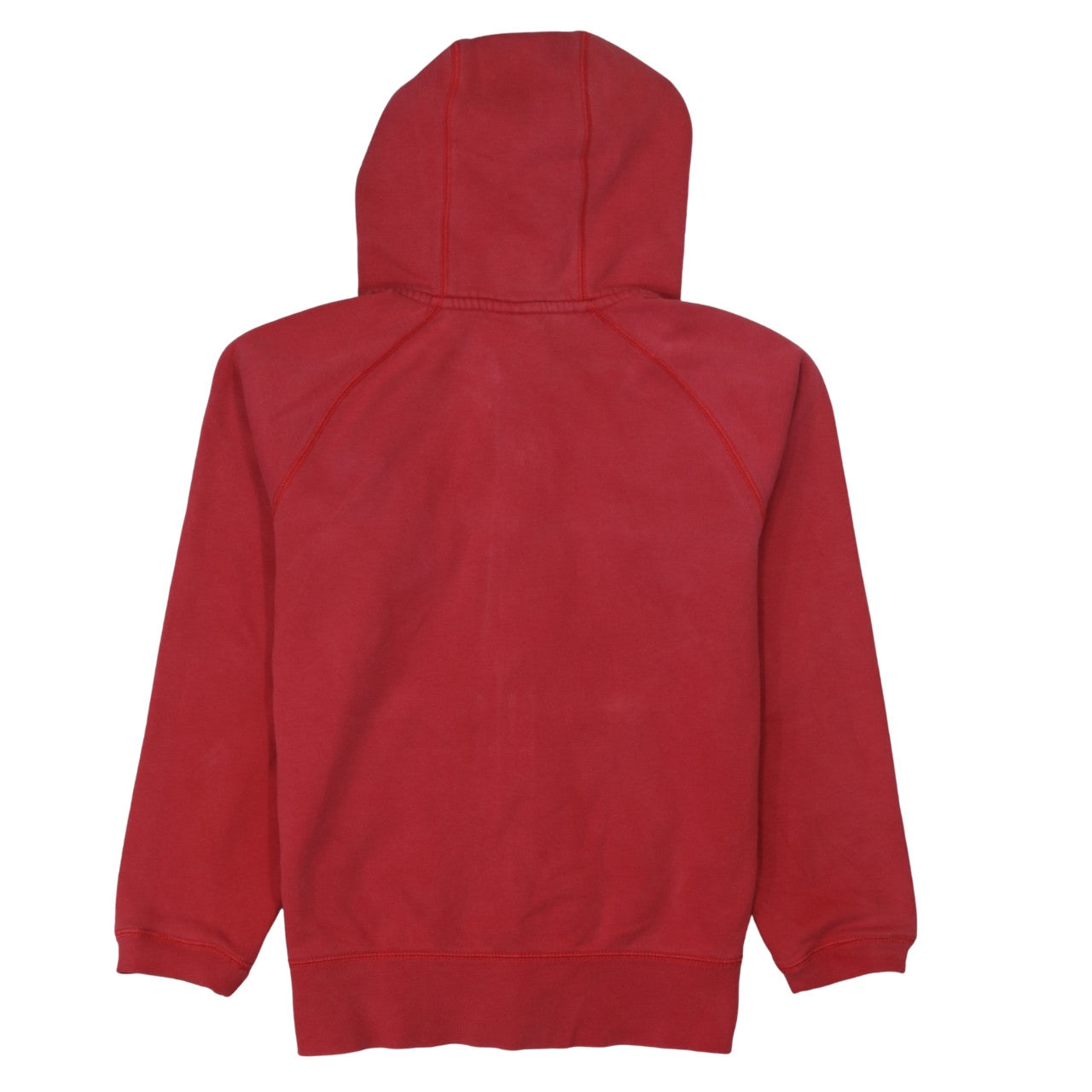 Nike Men's Red Full Zip Hoodie Size S Regular Fit Sweatshirt
