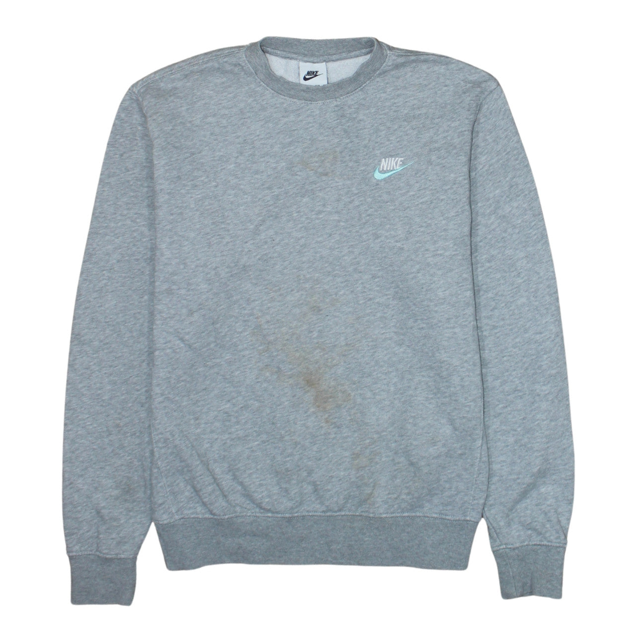 Nike Women's Grey Crew Neck Pullover Sweatshirt XS