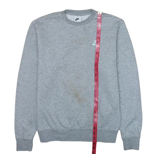 Nike Women's Grey Crew Neck Pullover Sweatshirt XS