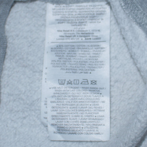 Nike Women's Grey Crew Neck Pullover Sweatshirt XS