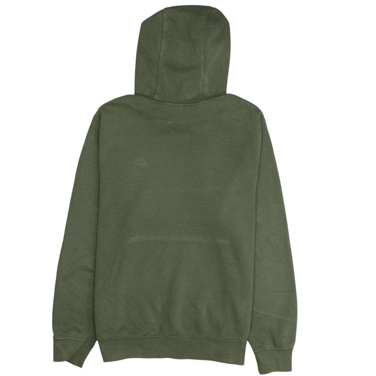 Nike Men's Green Pullover Hoodie Small Embroidered Logo Fleece