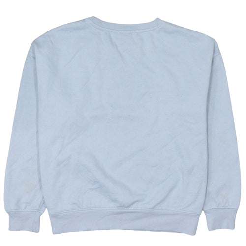 Disney Primark Women Blue Stitch Christmas Sweatshirt M 12/14